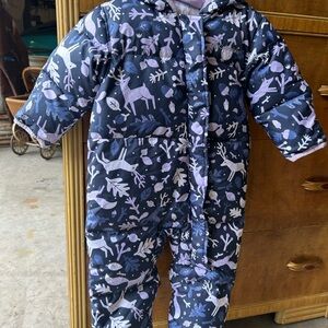 Columbia Purple and Blue Baby Snowsuit